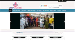 Desktop Screenshot of deltawomen.org